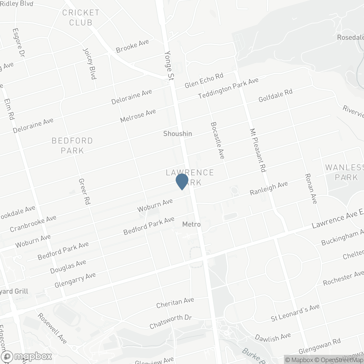 25 CRANBROOKE AVENUE, Toronto, Ontario M5M 1M3